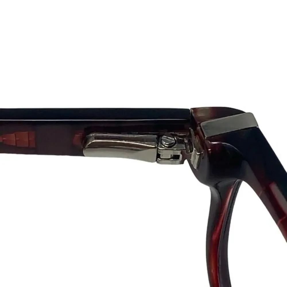 BULOVA‎ Woman's Brown Eyeglasses Frames With Gray Case 51 16 140 Needs Lens